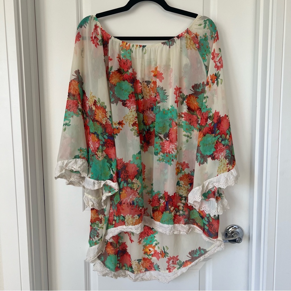 Vici Collection Floral Boho Blouse